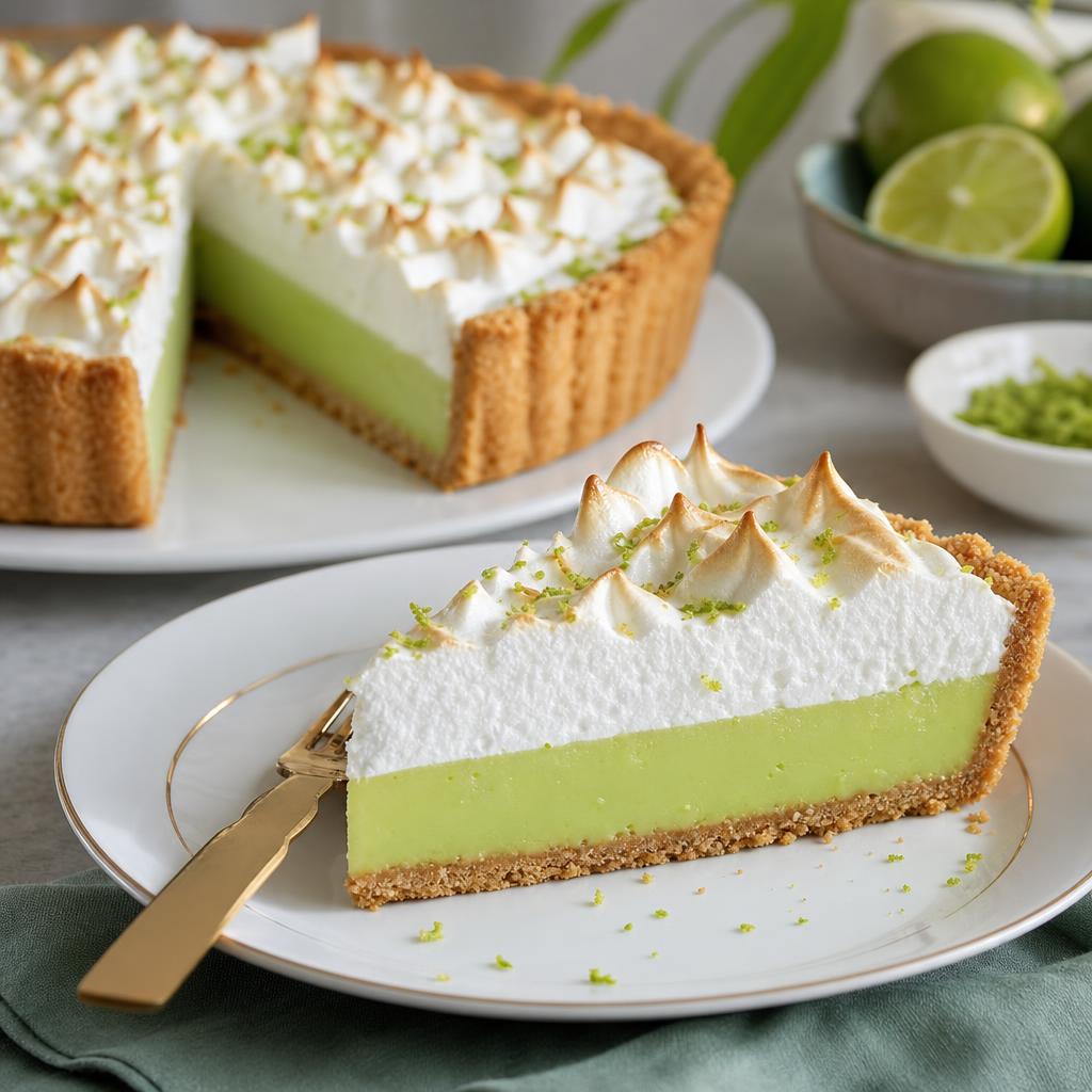Torta de Limão Gelada com Merengue